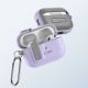 3. Tech-Protect Slim Hook Case mit Karabiner für Apple AirPods Pro 1/2 – Lila