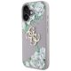 2. Guess Grained Roses Big 4G Logo iPhone 16 Hülle - Lila
