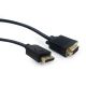 2. GEMBIRD CCP-DPM-VGAM-6 Kabel (D-Sub (VGA) M - DisplayPort M; 1,8 m; schwarz)