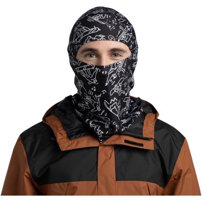 Sturmhaube BUFF THERMONET® HINGED BALACLAVA TIVAT BLACK