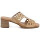 64. Beige, geschlossene Sandalen mit Lochmuster von Sabatina für Damen