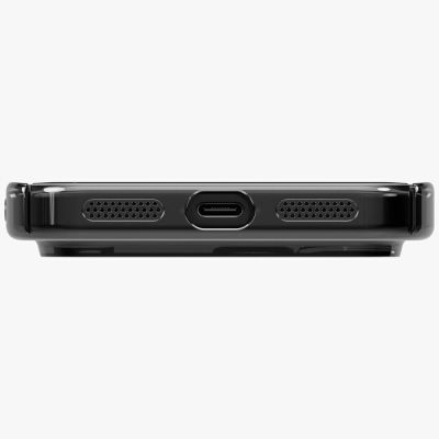 5. Uniq Airsuit Hülle für iPhone 17 Pro Max Magclick Charging - Schwarz