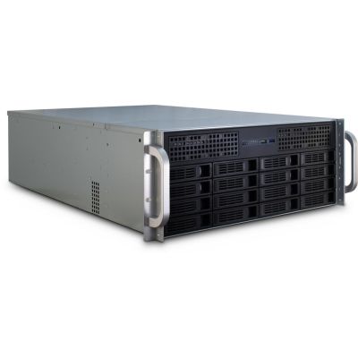 2. Inter-Tech 4U-4416L Rack Schwarz, Silber