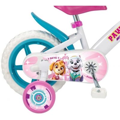 12. TOIMSA 12" Paw Patrol Kinderfahrrad Weiß 1281 Mädchen