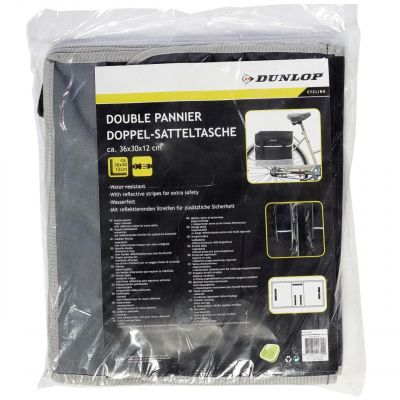 9. Dunlop Doppel-Gepäckträger Fahrradtasche 26L 417400