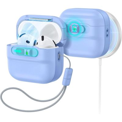 Hülle ESR Pulse HaloLock MagSafe für Apple AirPods 4 / 5 - hellblau