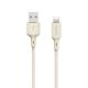 Dudao L7SL USB-A – Lightning 5A-Kabel 1 m – Beige