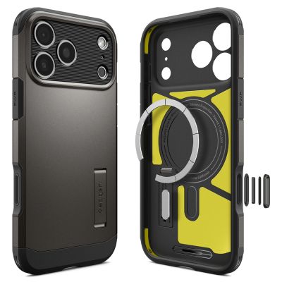 15. Spigen Tough Armor MagSafe Hülle für iPhone 18 Pro / 17 Pro - Schwarz