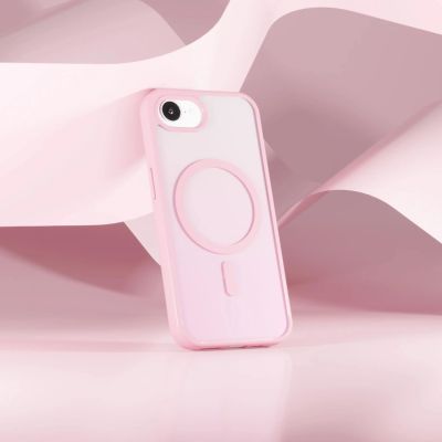 3. Puro Gradient MagSafe Silikonhülle für iPhone 16e/17e – Pink