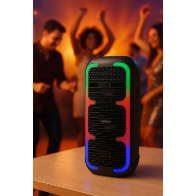 8. SQUEAK KARAOKE LAUTSPRECHER BEATONE BLUETOOTH 5.3, 45W FM-RADIO, MICROSD, AUX, USB, USB-C SQ1009