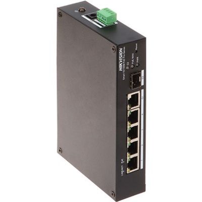 2. Hikvision DS-3T1306P-SI/HS 4-Port Fast Ethernet Smart Harsh PoE Switch