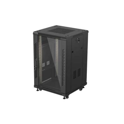 27. LANBERG Standschrank 19" 18U 600x600 Schwarz