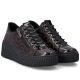 4. Damen-Sneaker aus Lackleder, Krokodilbraun, Rieker N2555-25