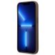 5. Guess 4G Big Metal Logo Case für iPhone 14 Pro - Braun