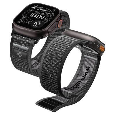 Spigen Athlex Air 2 Armband für Apple Watch 44/45/46/49 mm – Schwarz und Grau