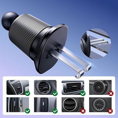 7. Ugreen MagSafe-kompatible Kfz-Lüftungshalterung – Schwarz