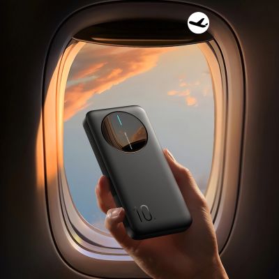 14. Powerbank Joyroom JR-PBF12 10000mAh 2.4A 2x USB-A 1x USB-C - schwarz