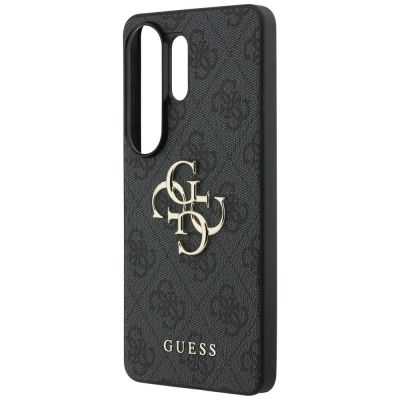 6. Guess 4G Big Metal Logo Hülle für Samsung Galaxy S26 Ultra - Schwarz