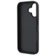 7. DKNY Texture Pattern Tonal Stripe Hülle für iPhone 16 – Schwarz