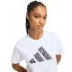 4. adidas Damen-T-Shirt mit Tiermotiv, Weiß, KT9719