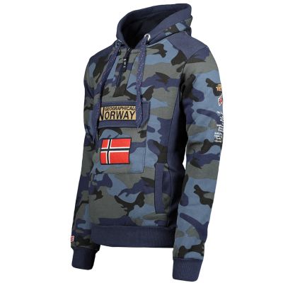 5. Geographical Norway GYMCLASS MEN CAMO 100 (WT1663H/GN/MILITAIRE BLUE)