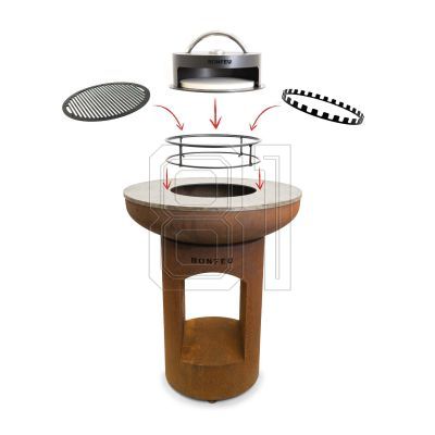 15. Bonfeu Bonbiza 8001R rusty firebox grill