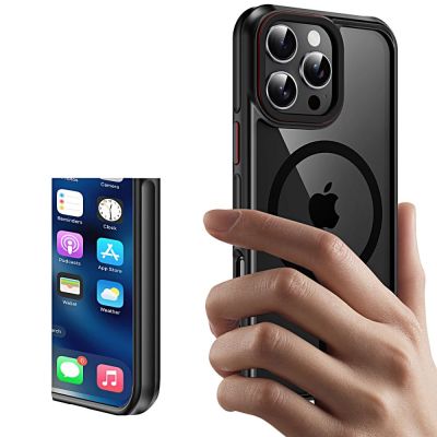 2. Tech-Protect MagHybrid MagSafe Hülle für iPhone 16 Pro – Schwarz