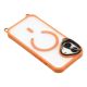 6. iPhone 17 Hülle mit verstellbarem Schultergurt und MagSafe-kompatiblem Kamerarahmen als Ständer – Orange