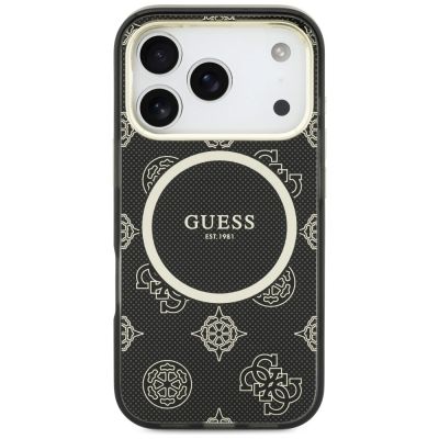 3. Guess IML Peony Dot MagSafe Hülle für iPhone 17 Pro - Schwarz