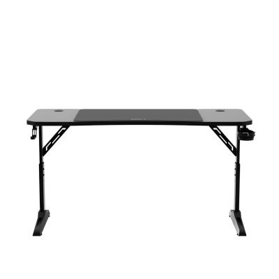 4. Huzaro Hero 3.6 Schwarzer Gaming-Schreibtisch