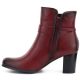 3. Gefütterte Damen-Ankle-Boots mit Blockabsatz, rot, M.Daszyński SA125-32