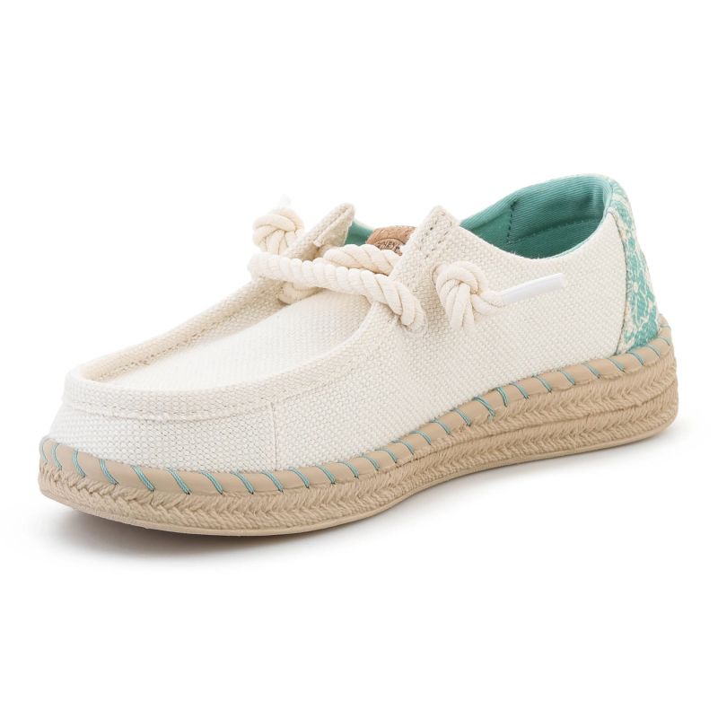 3. HEYDUDE WENDY ESPADRILLE HIBISCUS EGRET/MULTI 45237-0NI
