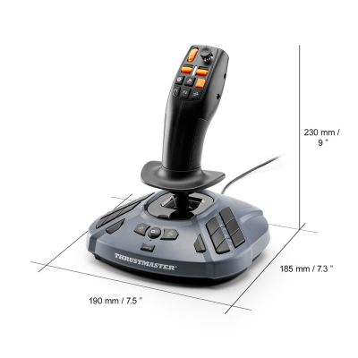 5. Thrustmaster SimTask FarmStick Grauer USB-Joystick Analog/Digital PC