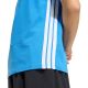 5. adidas Essentials 3-Streifen Baumwoll-T-Shirt für Damen, Hellblau KC5197