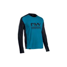 NORTHWAVE Edge Jersey Langarm-Radtrikot - Blau