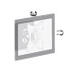 Maclean MC-501B TV-Wandhalterung (Schwenkbar, Wandmontage, neigbar - 42"; max. 30 kg)