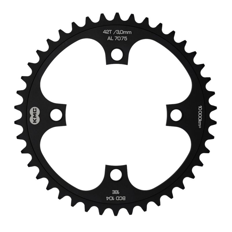 KMC Kettenblatt 42T 3mm BCD104 AL7075 schwarz