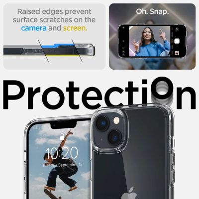 8. Spigen Ultra Hybrid-Hülle für iPhone 14 – transparent