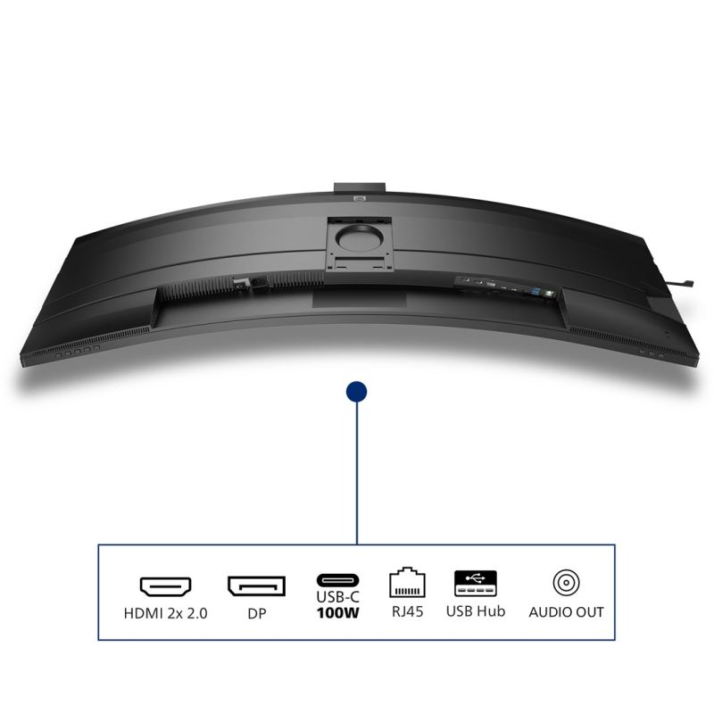 52. Philips 49B2U6903CH/00 Computermonitor 124,5 cm (49") 5120 x 1440 px Dual QHD LCD Grau