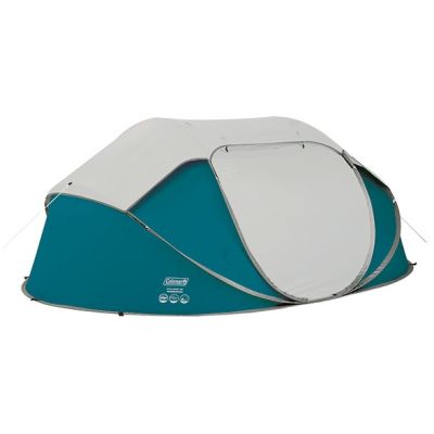 3. Coleman Galiano 4 FastPitch Pop-Up-Zelt für 4 Personen, Grün/Grau
