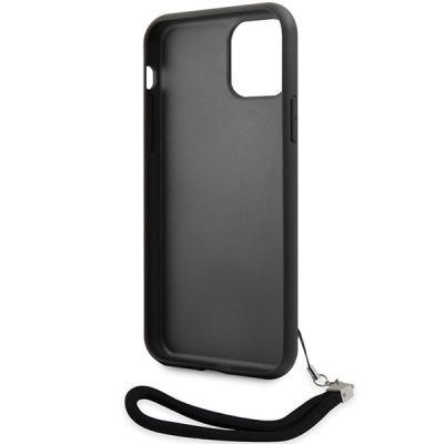 5. Karl Lagerfeld KLHCN61PSQRKS iPhone 11 / Xr 6,1" Silber/Silber Hardcase Pailletten Kordel
