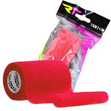 REA TAPE Elastischer Verband COHESIVE BAND selbsthaftend 4,5 m × 7,5 cm rot