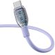 4. Baseus Pudding 100W USB-A - USB-C Kabel 2m - Lila