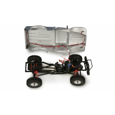 5. Ferngesteuertes Auto Amewi RC Car AMXRock AM18 Harvest, grau, mit 600-mAh-LiPo-Akku / ab 14 Jahren