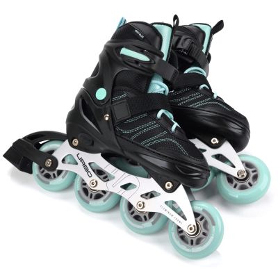 20. Meteor Rollschuhe L 38-41 Urbo Schwarz/Mint