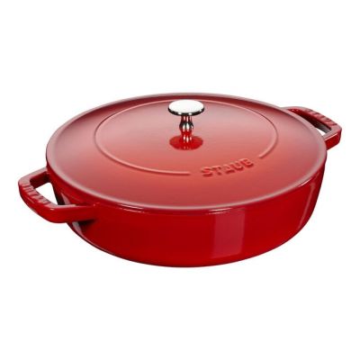 6. STAUB tiefe Bratpfanne mit Deckel 28 cm 40511-474-0