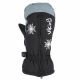 2. Viking Starlet Ski Kids Winterhandschuhe mit Schneeflockenmotiv, schwarz (125/15/5195/09)