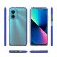 4. Spring Case Cover Gel TPU Cover mit farbigem Rahmen für Xiaomi Redmi 10 hellrosa