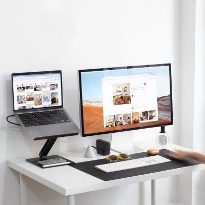 4. Native Union Home Laptopständer – Verstellbarer Laptopständer (Schwarz)