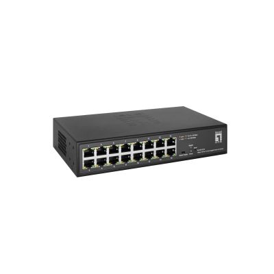 4. LevelOne Hilbt GB/SL Switch 16-Port 10" 1Gbps